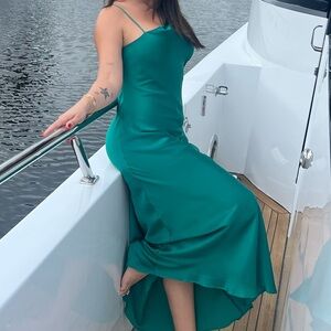 Zara green dress